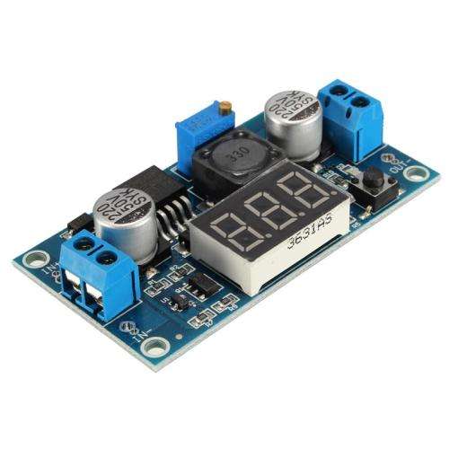 DC-DC Step Down Adjustable Voltage Driver with Voltage Display