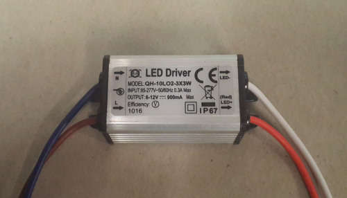 Led Driver for 10W Led (Waterproof) **IN STOCK**