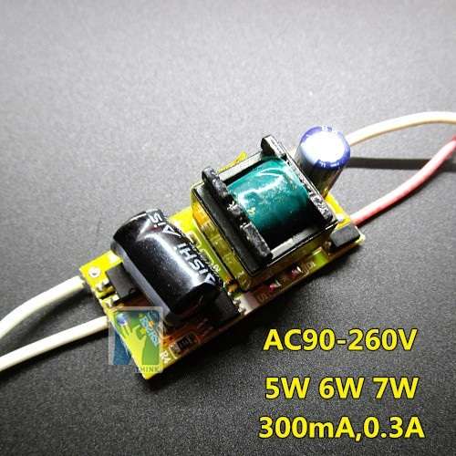 Driver 1W (4-7leds) 300mA