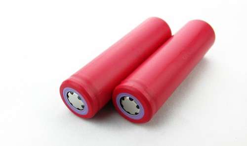 Battery 18650 3.7V Sanyo 2600mA Red