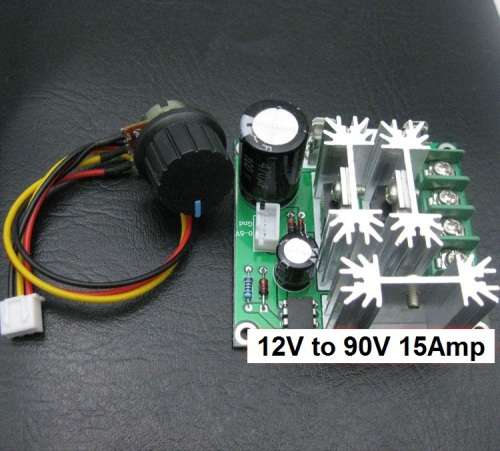 Controller Motor Speed DC 12V-90V 15A PWM **IN STOCK**