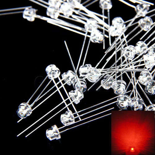 5mm Led Red Straw Hat **IN STOCK**