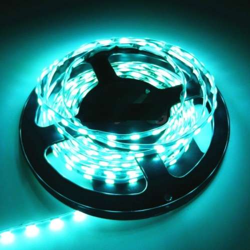 Strip 5730 60 Ice Blue - Black PCB 5mm Wide **IN STOCK**