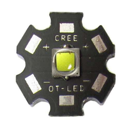 Cree Led 10W XML T6 Cool White with 20mm Black Base Plate **IN STOCK**
