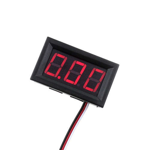 Voltmeter Digital Red 0-30V DC **IN STOCK**