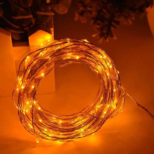 Fairy Lights Waterproof Yellow 12V 10mtr **IN STOCK**