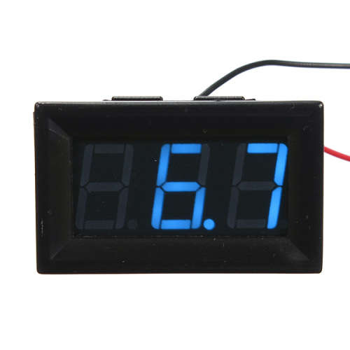 Voltmeter Digital Blue 4.5-30V DC **IN STOCK**