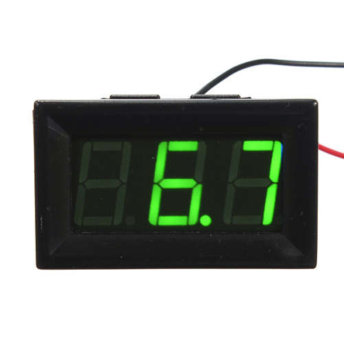 Voltmeter Digital Green 4.5-30V DC **IN STOCK**