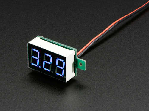 Voltmeter 3V-30V Blue Colour **IN STOCK**
