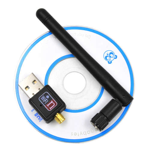 150Mbps Wireless Mini USB WIFI Adapter Receiver Dongle LAN Network Card 2.4GHz 802.11n/g/b Antenna