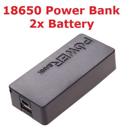Battery Li-ion 18650 Power Bank 2x Battery USB **IN STOCK**