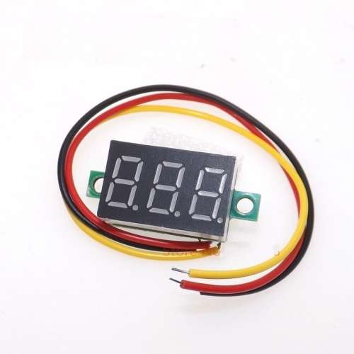 Voltmeter 0-100V 3 Wire Red Colour **IN STOCK**