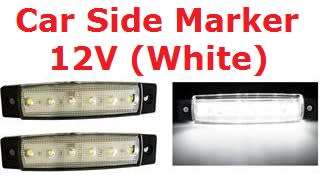Vehicle Led Side Marker for Truck Car 12V White **IN STOCK**