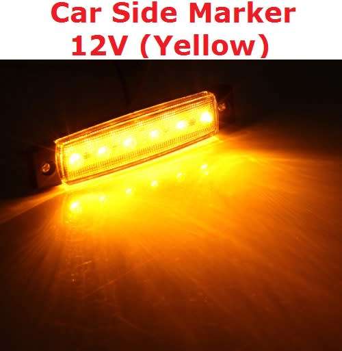 Vehicle Led Side Marker for Truck Car 12V Yellow **IN STOCK**