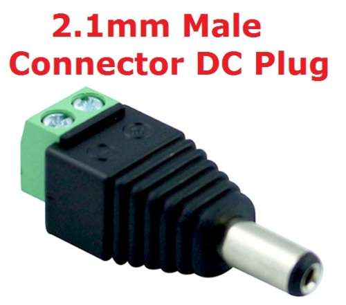 5.5 x 2.1mm Male Connector DC Plug **IN STOCK**