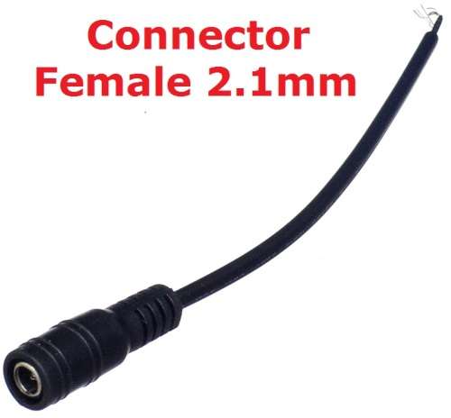 Connector Female DC Plug 5.5x2.1mm wire 100mm **IN STOCK**
