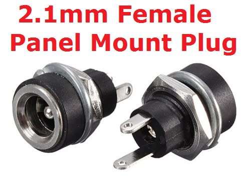 Connector 2.1mm Female Panel Mount Plug **IN STOCK**
