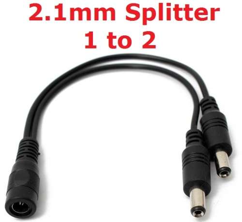 Connector Cable 2.1mm Splitter (1xFe to 2xMale) **IN STOCK**