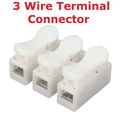 Push Down 3 Wire Terminal Connector **IN STOCK**