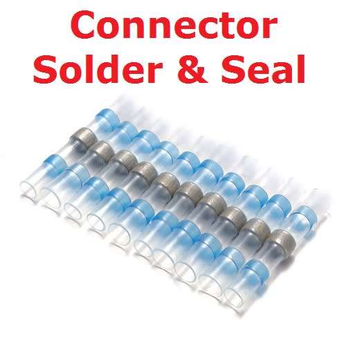 Connector Solder & Seal Blue **IN STOCK**