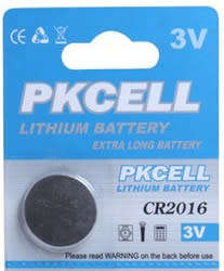 Battery 3V CR2016 **IN STOCK**