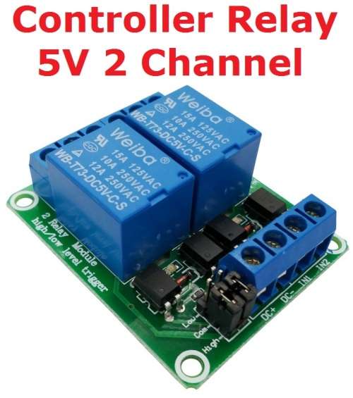 Controller Relay 5V 2 Channel on Board **IN STOCK**