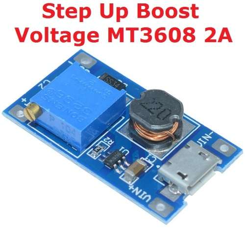 Step Up Boost Converter Voltage 2A MT3608 with Micro USB **IN STOCK**