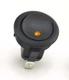 Switch Rocker Button Orange / Amber Led 12V  **IN STOCK**