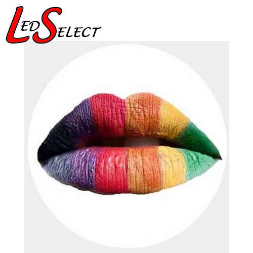 Cell Phone Finger Socket Holder Rainbow Lips -  **IN STOCK**