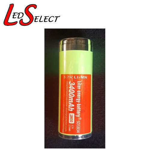 Battery 3.7V Li-ion 18650 Panasonic NCR18650B 3400mA + Protection  **IN STOCK**
