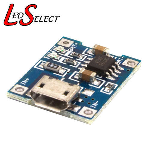 Battery Li-ion 18650 Charger Micro USB TP4056 5V 1A **IN STOCK**