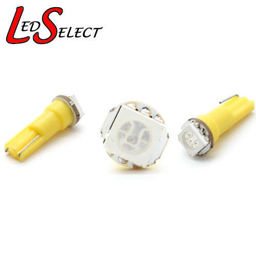 Car T5 Dashboard Light Yellow 1Led 5050 12V **IN STOCK**