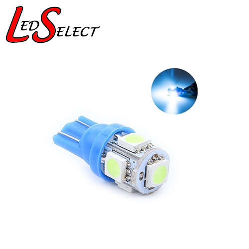 Car Led T10 Ice Blue 5led 5050 12V **IN STOCK**