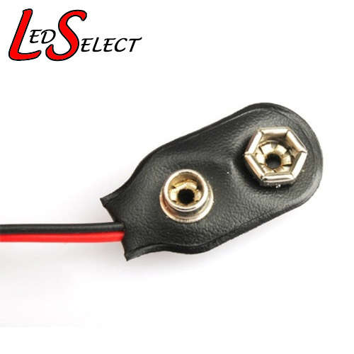 Battery 9V Snap On Connector + Wire **LOCAL STOCK**