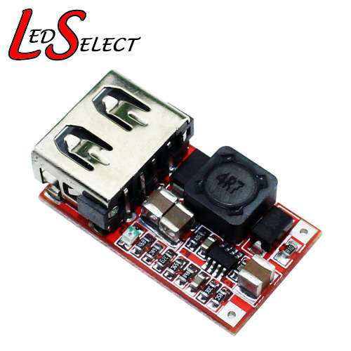 Step Down Buck Cell Phone Car Charger Module 6-24V to 5V USB 2A **IN STOCK**