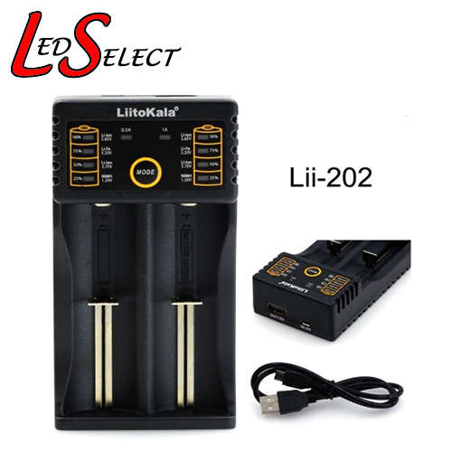 Battery Charger 18650 Liitokala Lii202 **LOCAL STOCK**