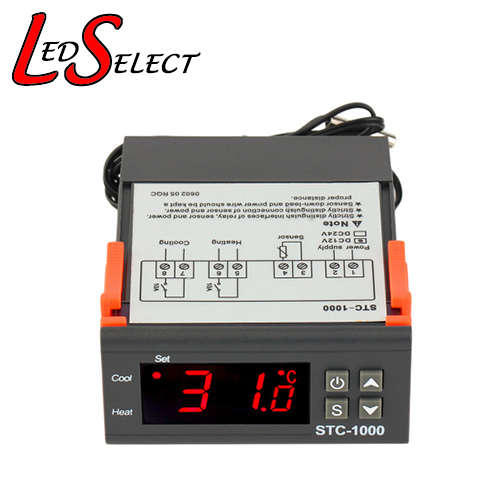 Digital Temperature Controller STC1000 Thermostat 12V **IN STOCK**