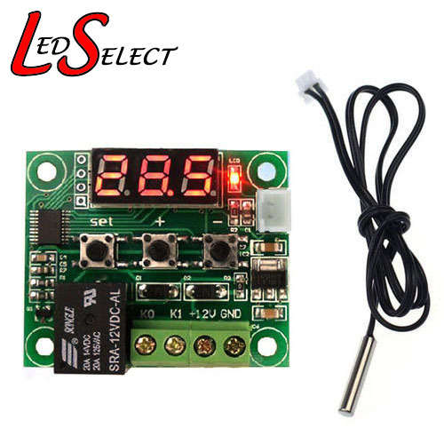 W1209 Temperature Controller Thermostat RED 12V DC -50 to +110deg **IN STOCK**