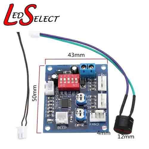 Fan Speed PWM Temperature Controller Module 12V **IN STOCK**