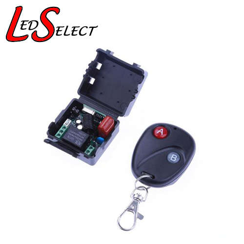 Controller Relay 220V 1 Channel + 1 Remote (2 Button) 433MHz **IN STOCK**