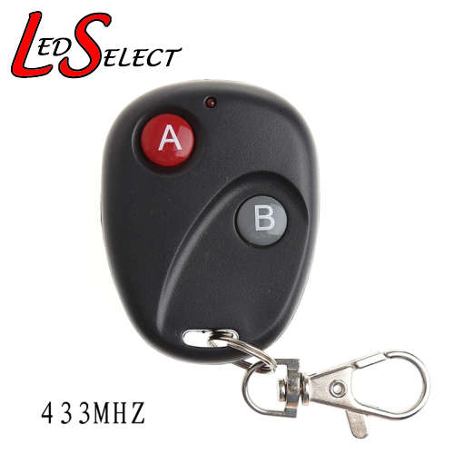 Remote Control - 2 Button Black 433MHZ **LOCAL STOCK**