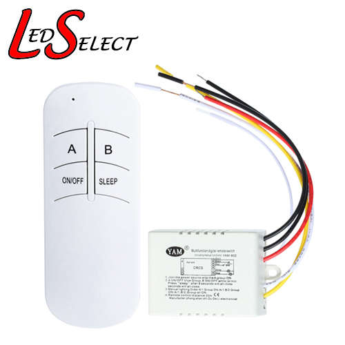 Controller + RF Remote 2 Channel 220V  **IN STOCK**