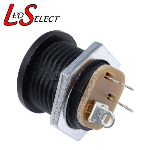 DC Female Power Plug 5.5 x 2.1mm Connector Panel Mount Large **LOCAL STOCK**