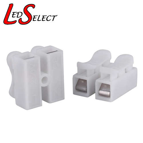 Connector Push Down 2 Pin Wire Spring Loaded Terminal **LOCAL STOCK**