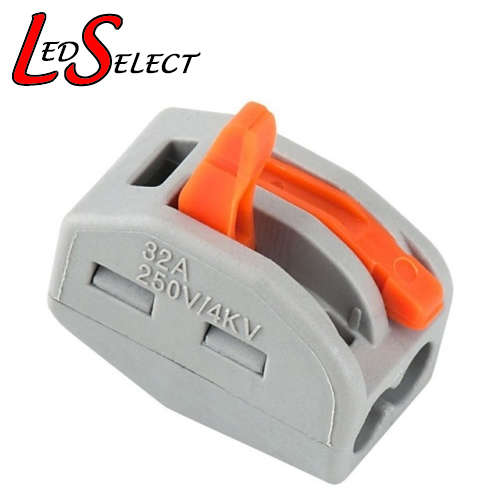 Wire Connector Wago 2 Lever for 0.08mm to 4mm wire **LOCAL STOCK**