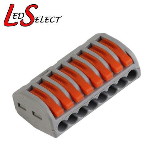 Wire Connector Wago 8 Lever for 0.08mm to 4mm wire **LOCAL STOCK**