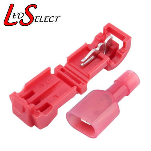 Connector Wire Quick Splice T (Pair) Red **IN STOCK**