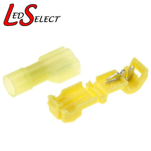 Connector Wire Quick Splice T (Pair) Yellow **IN STOCK**