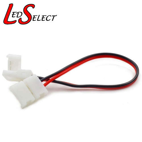 Connector Led Strip Wire 10mm (Clip on to Clip on) **LOCAL STOCK**
