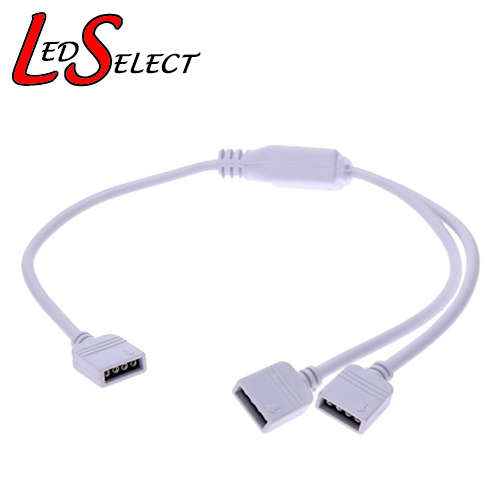 Connector RGB 4 Pin Led Strip Splitter (1 into 2) **IN STOCK**